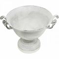 Cup bowl antique white Ø22cm H19cm