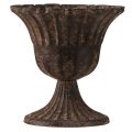 Cup vase decorative cup metal brown antique Ø14cm H12cm | Floristik24.ie
