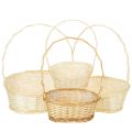 Gift basket, wicker, handles, various sizes | Floristik24.ie
