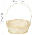 Gift basket, wicker basket, 44cm x 36cm | Floristik24.ie