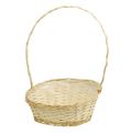 Floristik24 Gift basket approx. 38cm x 27cm light