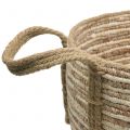 Floristik24 Rattan basket natural / brown Ø40 / 32 / 26cm 3pcs