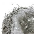 Vine heart washed white 16cm x 21cm 1pc | Floristik24.ie