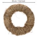 Natural material wreath, natural decorative wreath for DIY projects, 35cm | Floristik24.ie