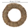 Vine wreath, untreated, round, natural wreath for crafting, 45cm | Floristik24.ie
