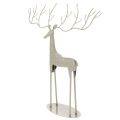 Decorative deer sculpture with