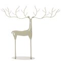 Decorative deer sculpture with