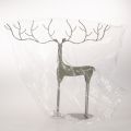 Decorative deer sculpture with