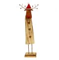 Floristik24 Reindeer with hat wood nature 32cm