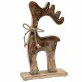 Floristik24 Christmas decoration decoration figure reindeer wood 25cm