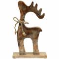 Floristik24 Christmas decoration decoration figure reindeer wood 25cm