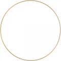 Floristik24 Metal ring decor ring Scandi ring deco loop golden Ø40cm 4pcs