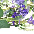 Floristik24 Romantic flower garland lavender purple white 194cm