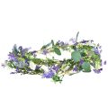 Floristik24 Romantic flower garland lavender purple white 194cm