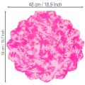Pink Rondella flower collar for bouquets, 48cm | Floristik24.ie