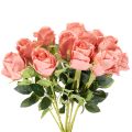 Artificial rose flowers in a