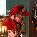Artificial rose flowers in a bunch, long stem 62cm, 12 pieces | Floristik24.ie