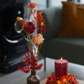 Artificial rose with long stem, red artificial flower, 62cm, 12 pieces | Floristik24.ie