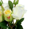 Floristik24 Rose bouquet cream 40cm