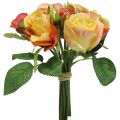 Bouquet of orange roses Ø17cm L25cm