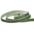 Floristik24 Velvet ribbon gift ribbon decorative ribbon green W10mm 20m