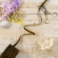 Decorative velvet ribbon, narrow, 10mm wide, 20m long, on a roll | Floristik24.ie