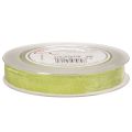 Decorative velvet ribbon on a