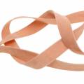 Floristik24 Velvet ribbon salmon 15mm 7m
