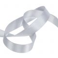 Floristik24 Satin ribbon with mica silver 10mm 20m