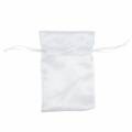 Satin bag white 6.5 × 10cm 10pcs