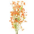 Floristik24 Artificial flower orchid branch orange filigree room decoration 110cm 3pcs
