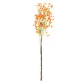 Artificial flower orchid branch orange filigree room decoration 110cm 3pcs | Floristik24.ie