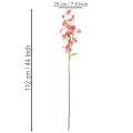 Artificial flowering branch Oncidium orchid decoration 112cm 3pcs | Floristik24.ie