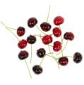 Floristik24 Artificial fruits sour cherries mix Ø1.5cm 108p