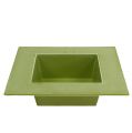 Floristik24 Square bowl light green 20cm x 20cm, 1p