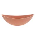 Floristik24 Plastic bowl light orange 39cm x 13cm H13cm, 1p