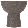 Round plant bowl with base, 18cm | Floristik24.ie