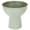 Floristik24 Modern round planter on a high base, 18cm