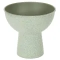 Floristik24 Modern round planter on a high base, 18cm