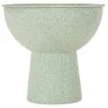 Modern round planter on a high base, 18cm | Floristik24.ie