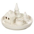 Decorative ceramic candle