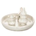 Decorative ceramic candle