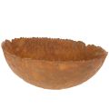 Round metal bowl with