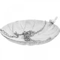 Floristik24 Decorative bowl for hanging flower basket metal white L62cm Ø31cm