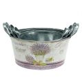 Floristik24 Planter bowl set of 3 round lavender Ø17-23cm