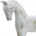 Floristik24 Decorative rocking horse Christmas white brown 26x6x23cm