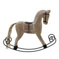 Floristik24 Rocking horse 17cm x 22cm washed white