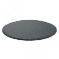 Floristik24 Round slate, natural product, decorative tray Ø30cm