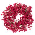 Floristik24 Artificial flower wreath, baby's breath decoration, 30cm