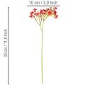 Artificial baby's breath, red, bouquet as flower decoration, 30cm, 10 pieces | Floristik24.ie